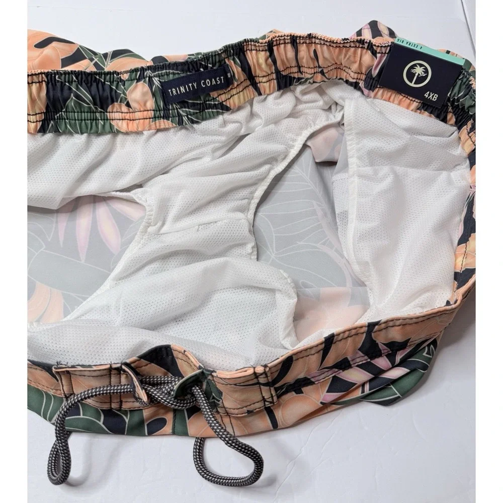 Kohls Swim Shorts Tropical Big & Tall Mens Size 4XBig Swimming Summer Trunks New